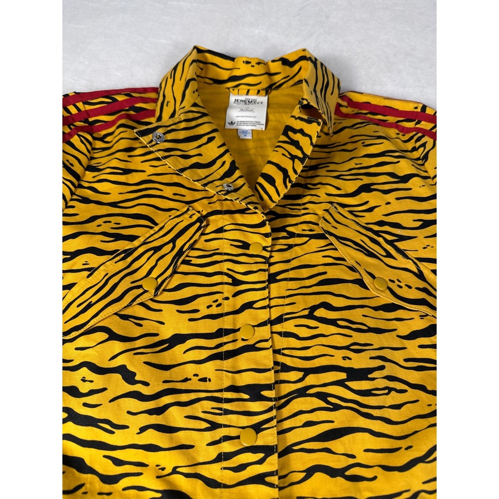 JEREMY SCOTT X ADIDAS RARE Tiger Print Festival romper. Vintage collector. Sz M - Picture 5 of 16